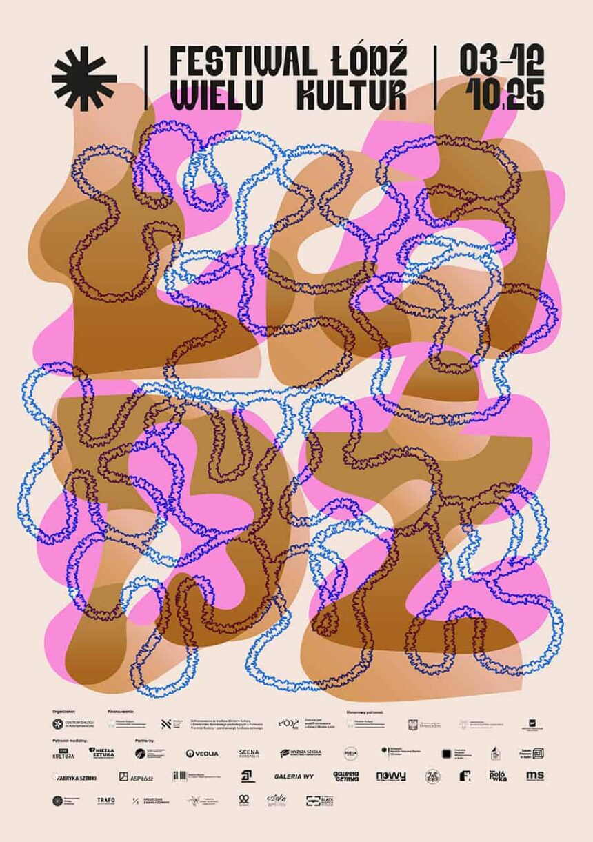 Kolorowy plakat z grafiką Oli Niepsuj