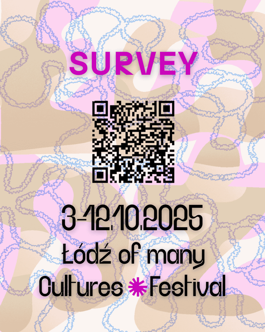 Graphic with QR to survey