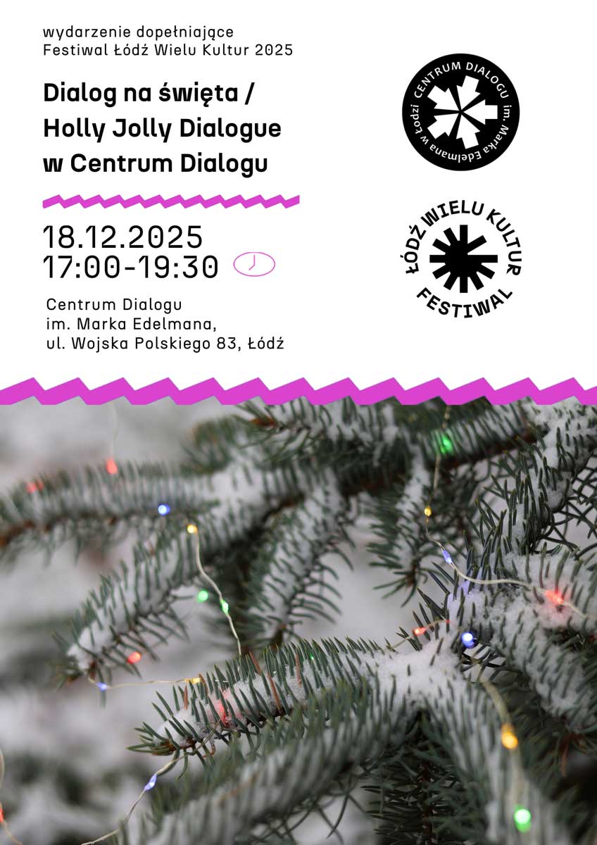 grafika ze zdjęciem choinki i datą wydarzenia 18 grudnia